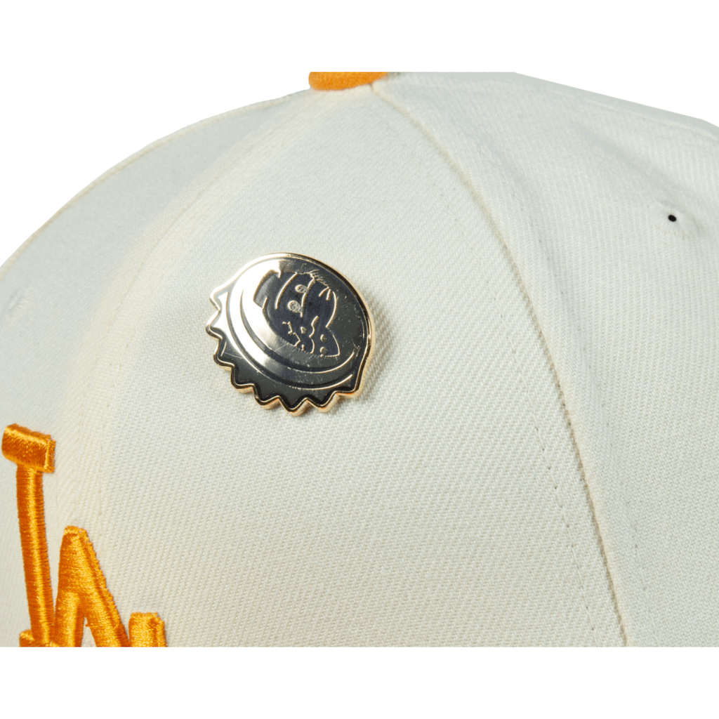 NEW ERA 59FIFTY MLB LOS ANGELES DODGERS BEERPACK PIN GORRA CERRADA BEIGE