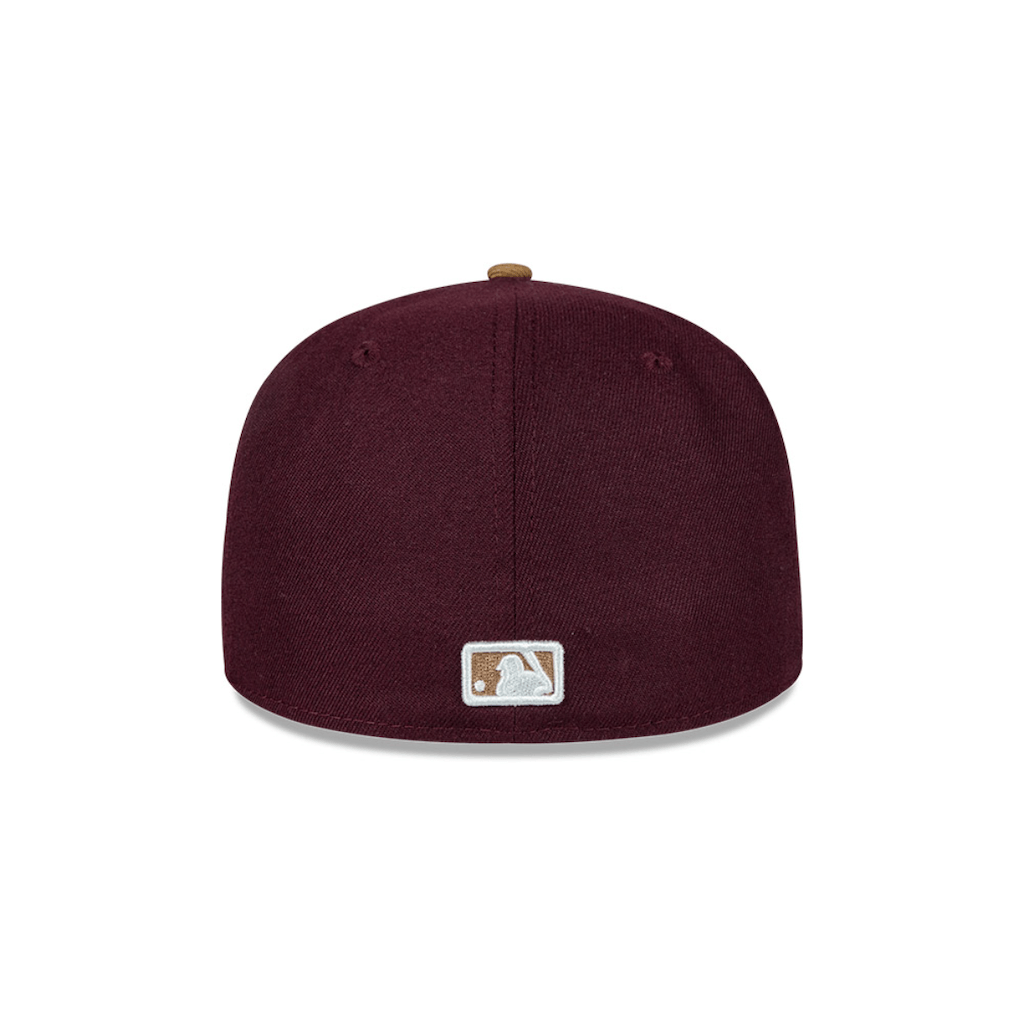 NEW ERA 59FIFTY MLB BOSTON RED SOX BEERPACK PIN GORRA CERRADA VINOTINTO