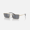 GAFAS RAYBAN EMY BIO-BASED LENTE NEGRO OSCURO MARCO DORADO