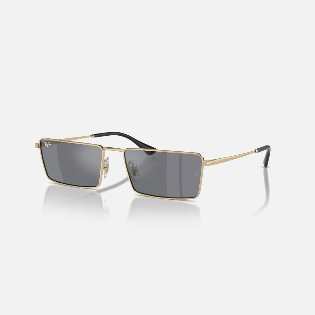 GAFAS RAYBAN EMY BIO-BASED LENTE NEGRO OSCURO MARCO DORADO