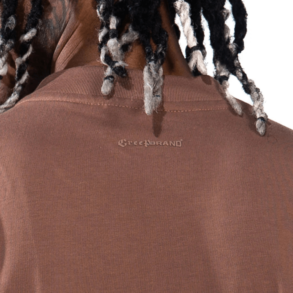 CREEP BRAND CAMISETA OVERSIZE BASICS CHROME V2 CAFE