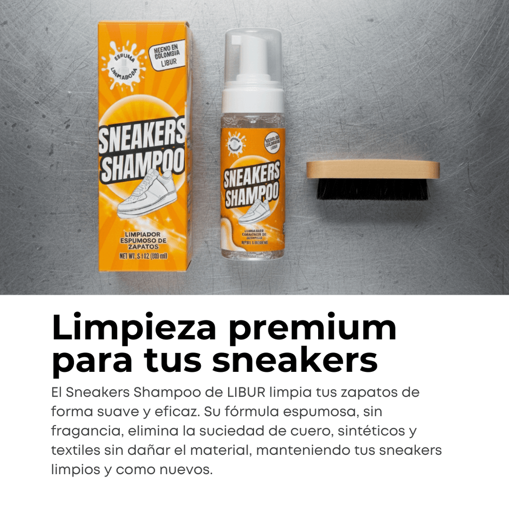ESPUMA SHAMPOO LIMPIADOR PARA TENIS Y ZAPATOS LAVADO