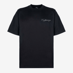 CULTURE WISE KONBINI CAMISETA NEGRA CRURSIVE LOGO CLASSIC GRIS