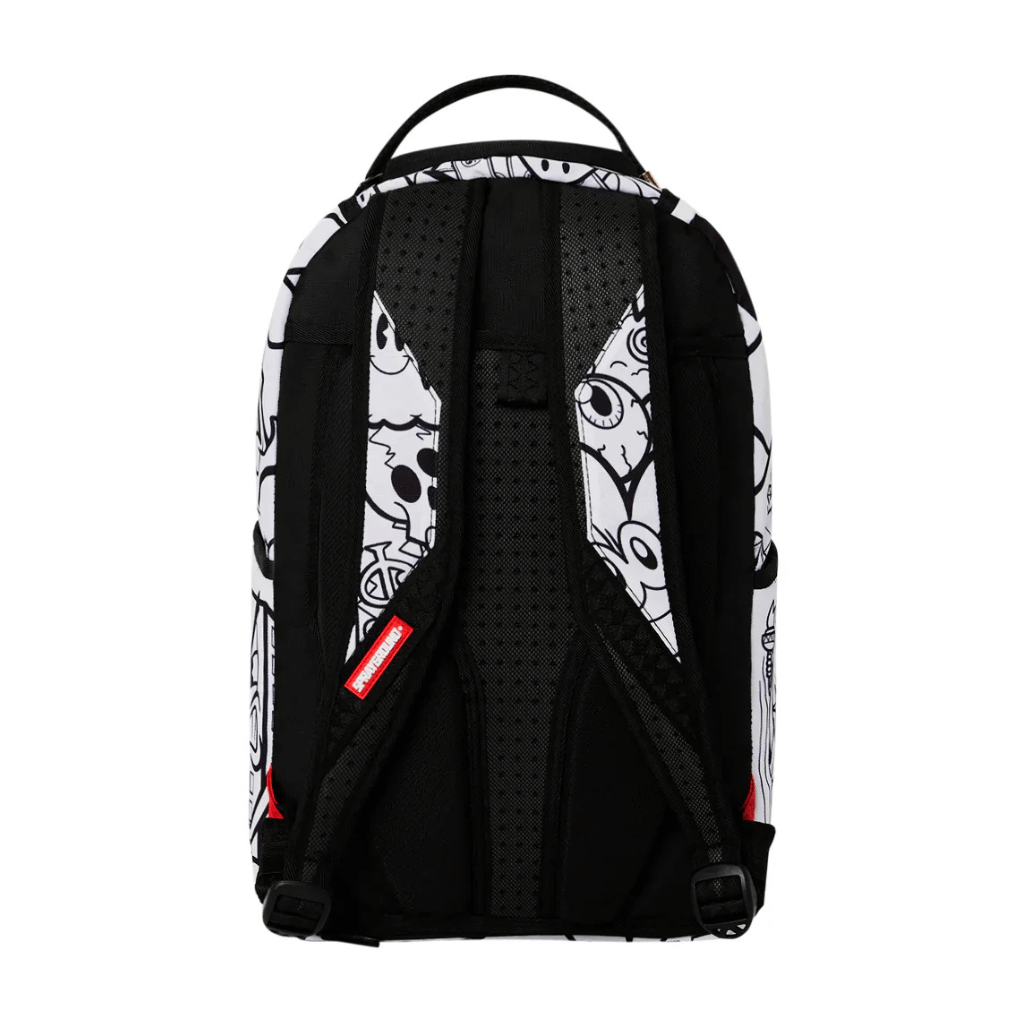MORRAL SPRAYGROUND ACCIDENTAL DOODLE DLXSR BLANCO