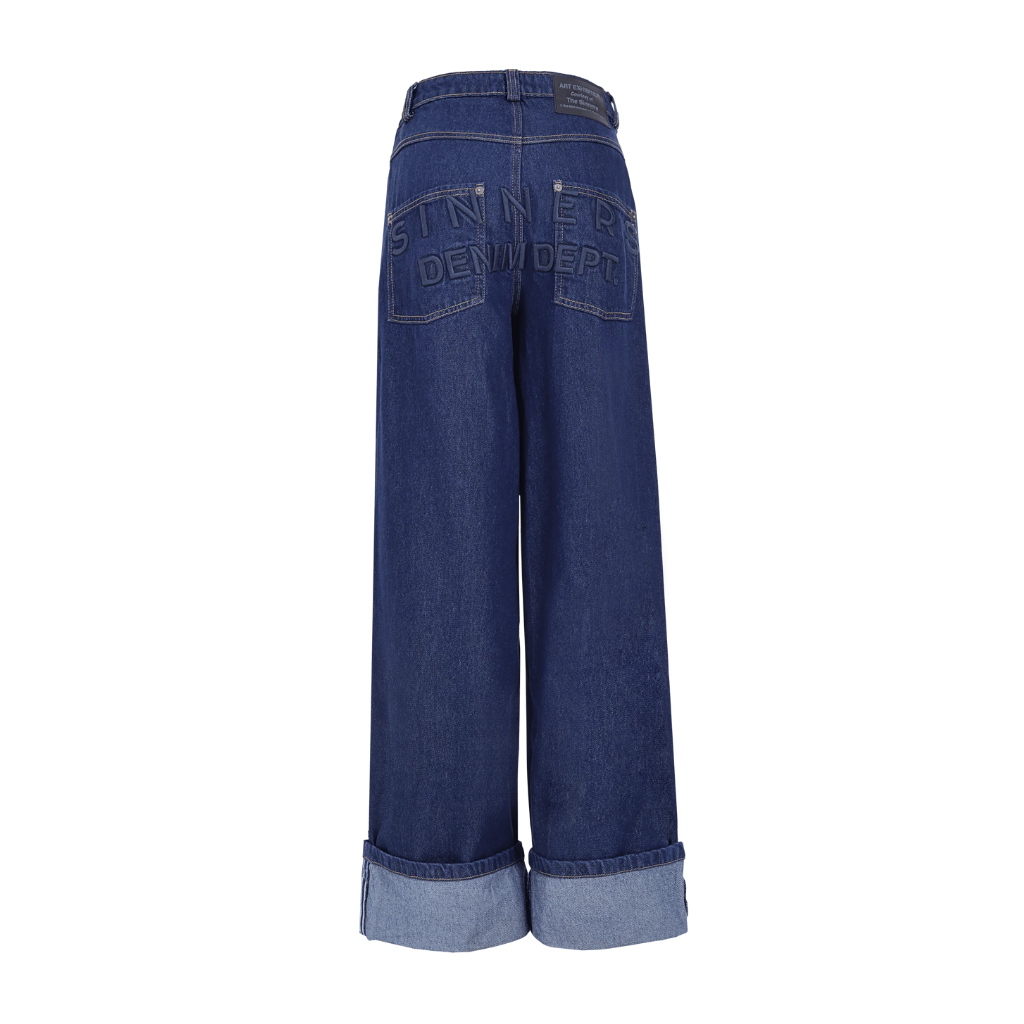 SINNERS RAW DENIM PANTS