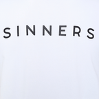 SINNERS GARMENTS LOGO CAMISETA OVERSIZE BLANCA