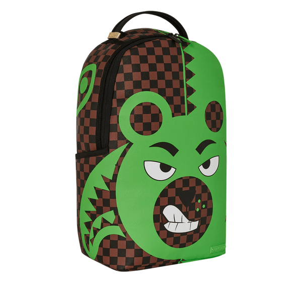 MORRAL SPRAYCOLOMBIA GREEN MONEY BEAR SPLIT BACKPACK VERDE