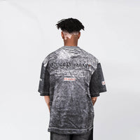 CREEP BRAND RELIQUIES NOIR CAMISETA OVERSIZE GRIS OSCURA