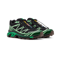 TENIS SALOMON XT-6 GORE TEX "BLACK EDEN" NEGRO / VERDE