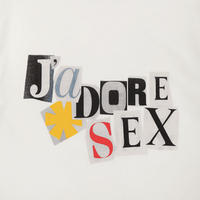 SINNERS J'ADORE SEX CAMISETA OVERSIZED BEIGE