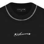 AURUM RACING STARS CAMISETA SIGNATURE RACING SEAMS NEGRA