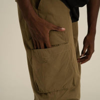 AP CROWN FIAT LUX IRON PARACHUTE PANTS OVERSIZE VERDE