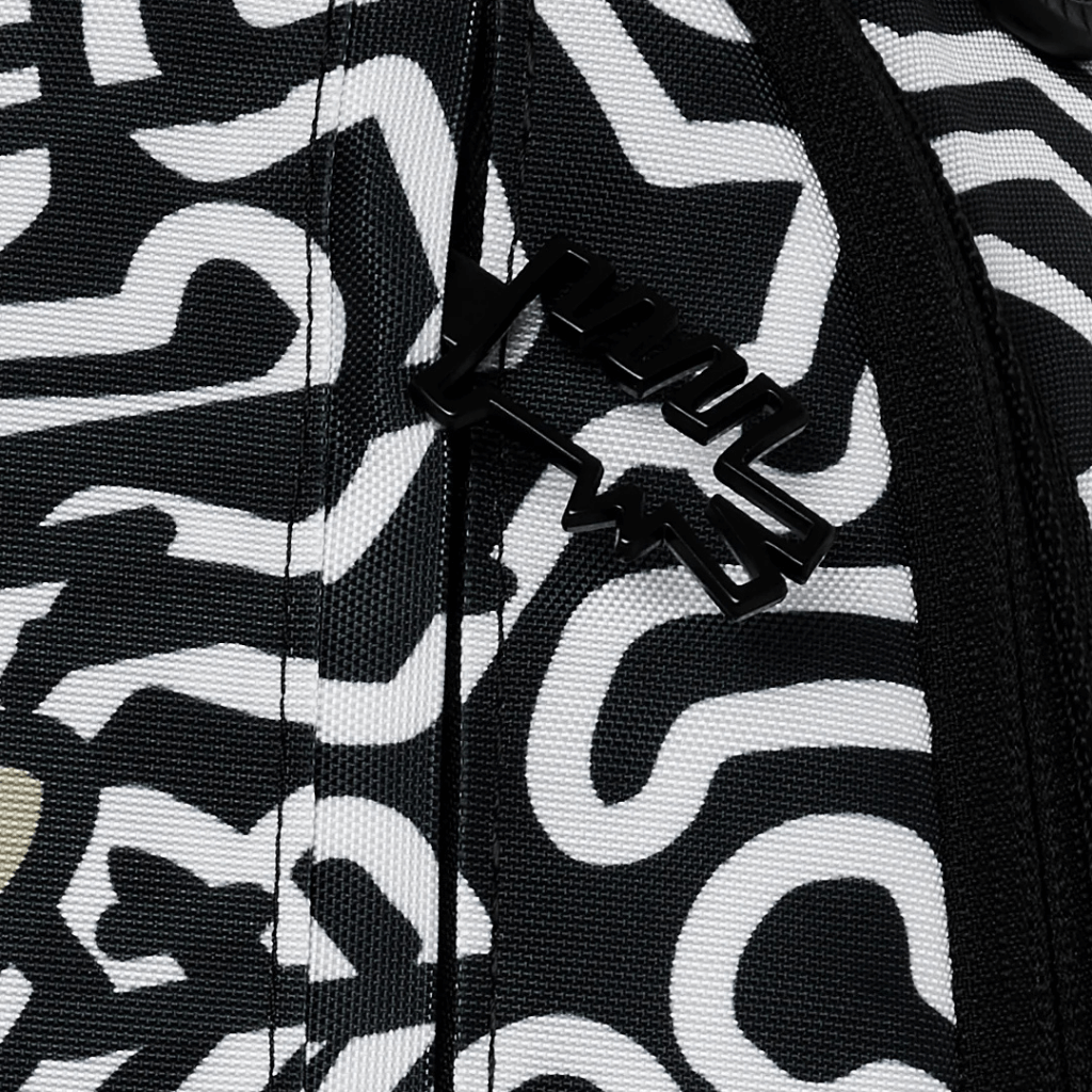 MORRAL SPRAYGROUND KEITH HARRING SKATER GUY PRINT DLXSV BACKPACK