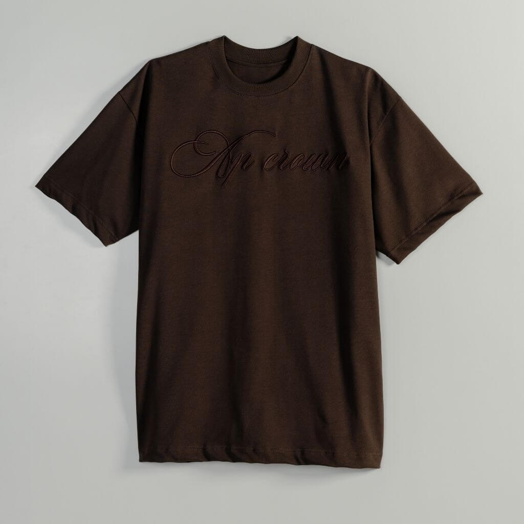 AP CROWN FIAT LUX CRUX BROWN CAMISETA OVERSIZE CAFE