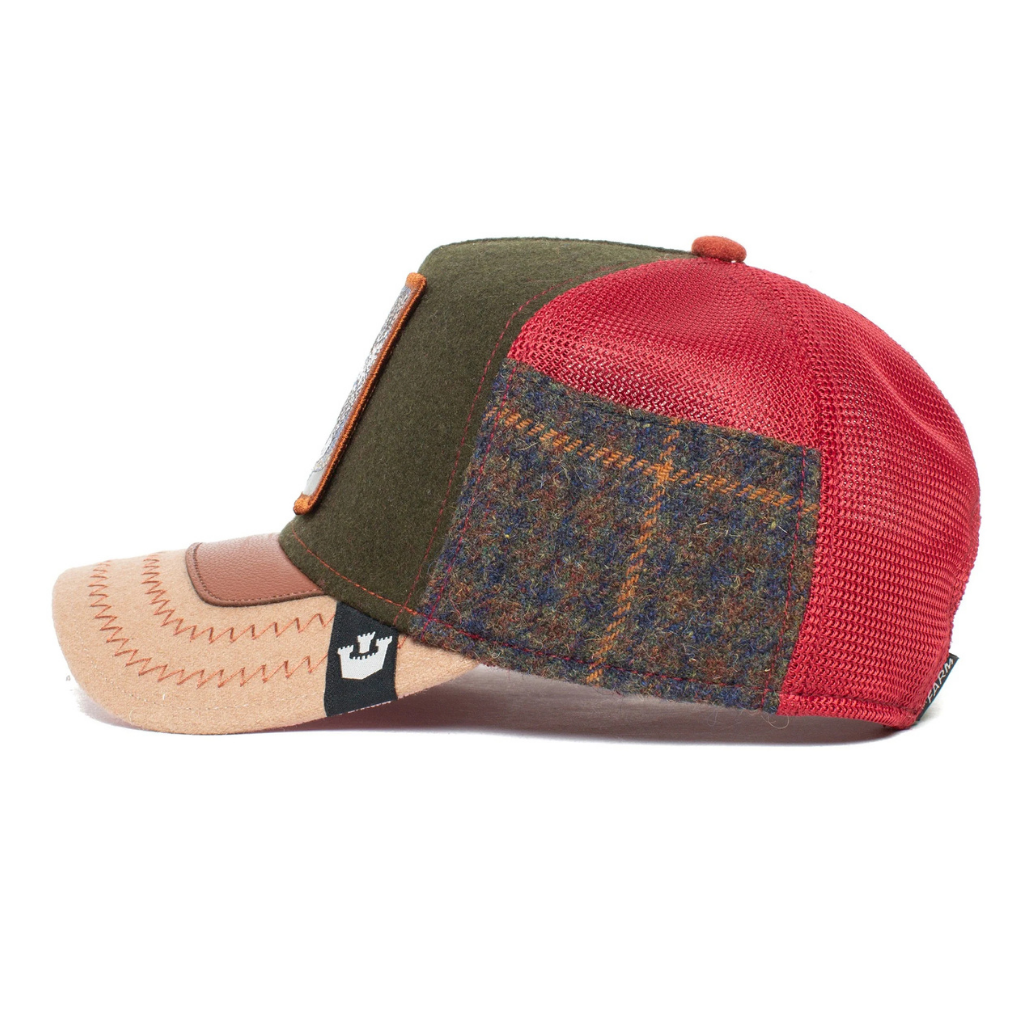 GOORIN BROS COCODRILO 'TRUNCHBULL' GORRA CAMIONERA AJUSTABLE VERDE