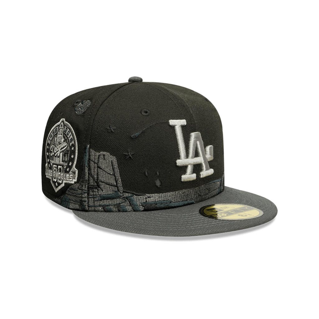 NEW ERA 59FIFTY MLB LA DODGERS PLANETARY GORRA CERRADA NEGRA