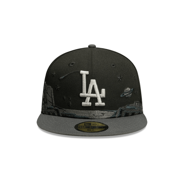 NEW ERA 59FIFTY MLB LA DODGERS PLANETARY GORRA CERRADA NEGRA