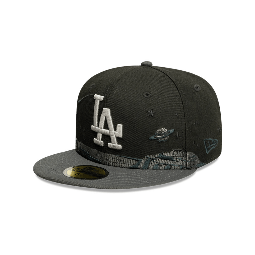NEW ERA 59FIFTY MLB LA DODGERS PLANETARY GORRA CERRADA NEGRA