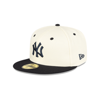 NEW ERA 59FIFTY MLB NEW YORK YANKEES WOOL VISOR COLLECTION GORRA CERRADA NEGRA