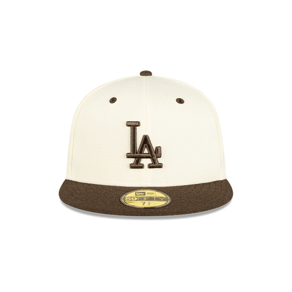 NEW ERA 59FIFTY MLB LOS ANGELES DODGERS WOOL VISOR COLLECTION GORRA CERRADA NEGRA