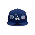 NEW ERA 59FIFTY MLB LOS ANGELES DODGERS MANY PATCH GORRA CERRADA NEGRA