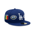 NEW ERA 59FIFTY MLB LOS ANGELES DODGERS MANY PATCH GORRA CERRADA NEGRA