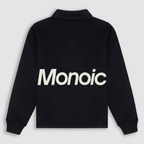 MONOIC TIMELESS V2 SACO QUARTER ZIP OVERSIZED NEGRO