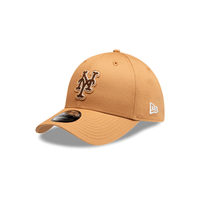 NEW ERA 9FORTY MLB NEW YORK METS MLB CHAINSTITCHING GORRA AJUSTABLE BEIGE