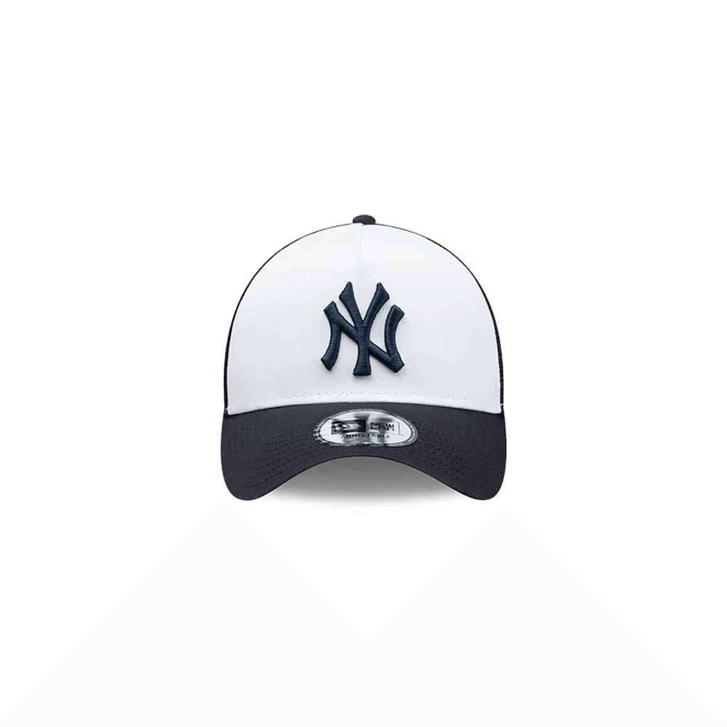 NEW ERA 9FORTY MLB NEW YORK YANKEES MESH EMBROIDERY GORRA AJUSTABLE CAMIONERA BLANCA