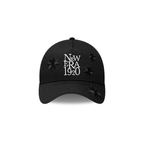 NEW ERA 9FORTY  NE FLOWER EMBORIDERY CAMIONERA GORRA AJUSTABLE NEGRA