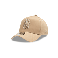 NEW ERA 9FORTY A-FRAME MLB NEW YORK YANKEES PANCAKES GORRA AJUSTABLE BEIGE
