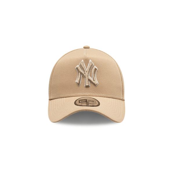 NEW ERA 9FORTY A-FRAME MLB NEW YORK YANKEES PANCAKES GORRA AJUSTABLE BEIGE