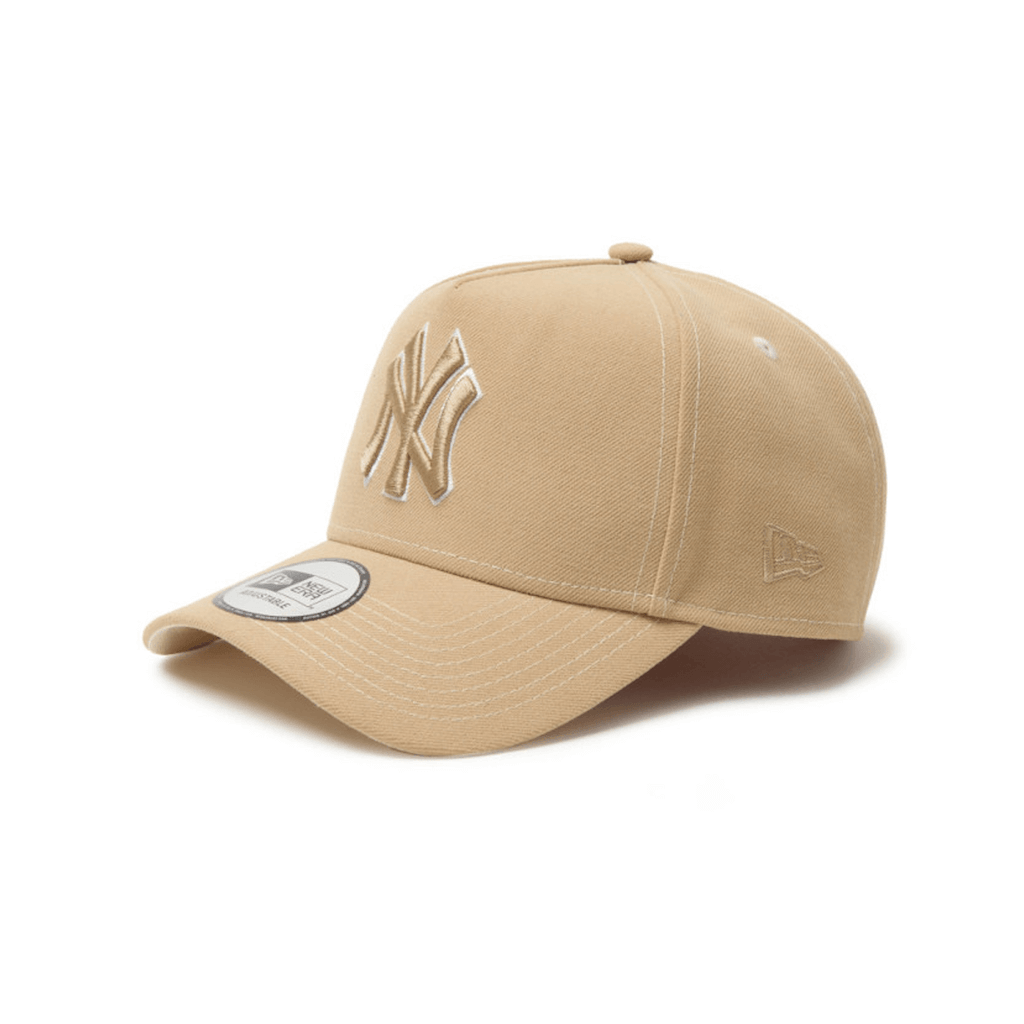 NEW ERA 9FORTY A-FRAME MLB NEW YORK YANKEES PANCAKES GORRA AJUSTABLE BEIGE