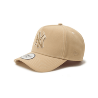 NEW ERA 9FORTY A-FRAME MLB NEW YORK YANKEES PANCAKES GORRA AJUSTABLE BEIGE