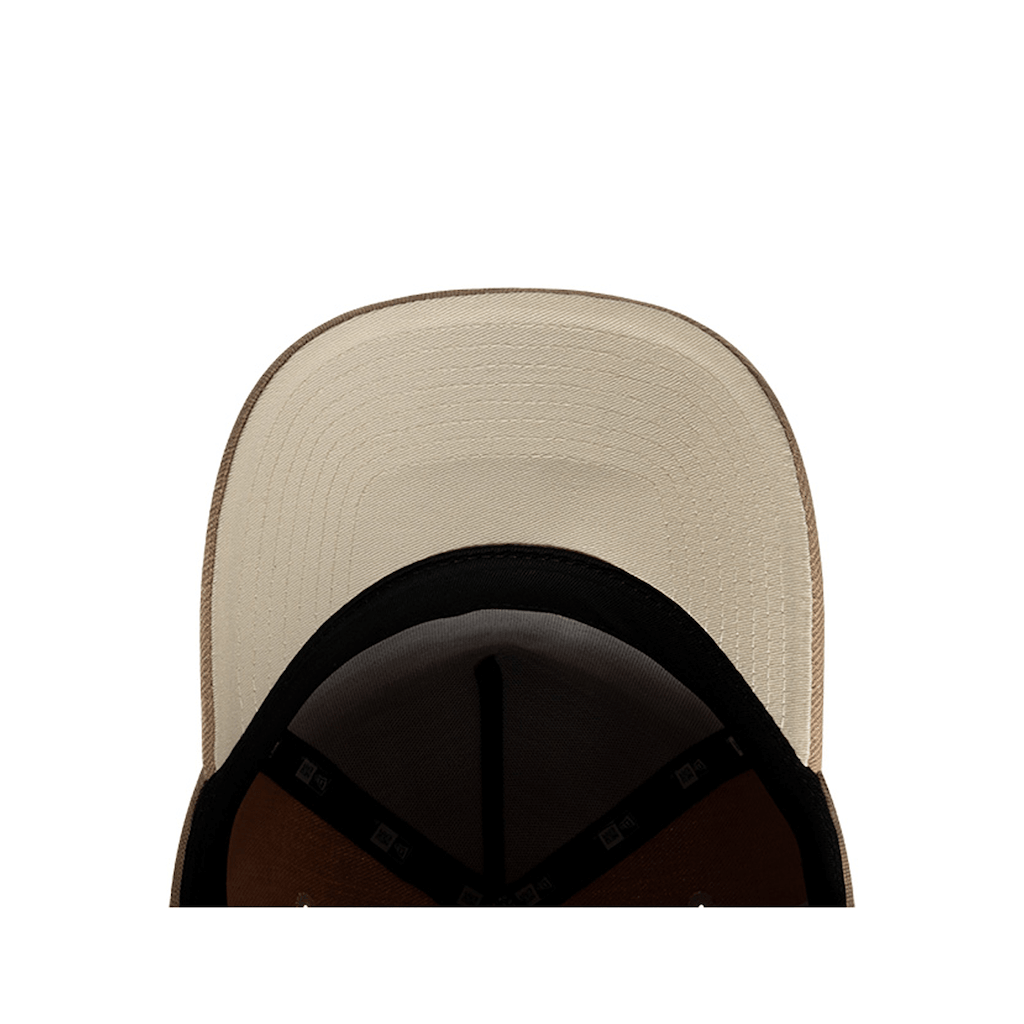 NEW ERA 9FORTY A-FRAME MLB NEW YORK YANKEES PANCAKES GORRA AJUSTABLE BEIGE