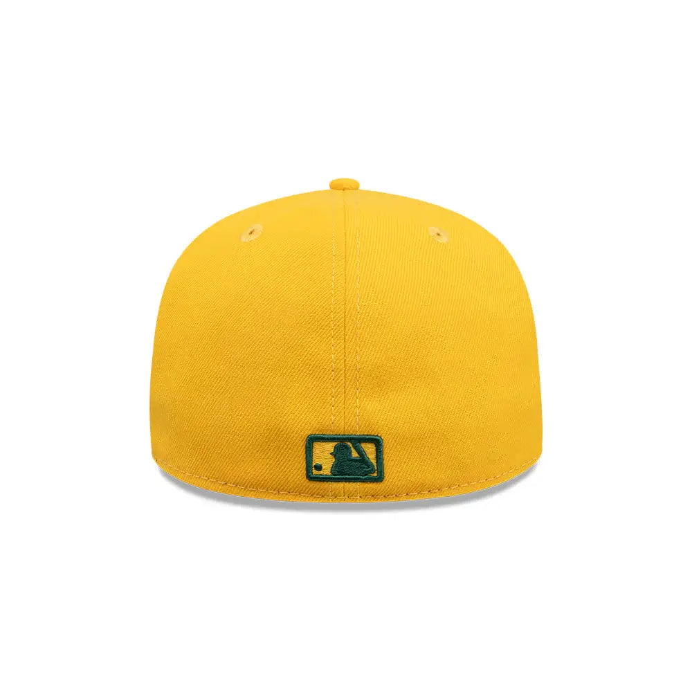 NEW ERA 59FIFTY MLB OAKLAND ATHLETICS UPSIDE DOWN GORRA CERRADA AMARILLA