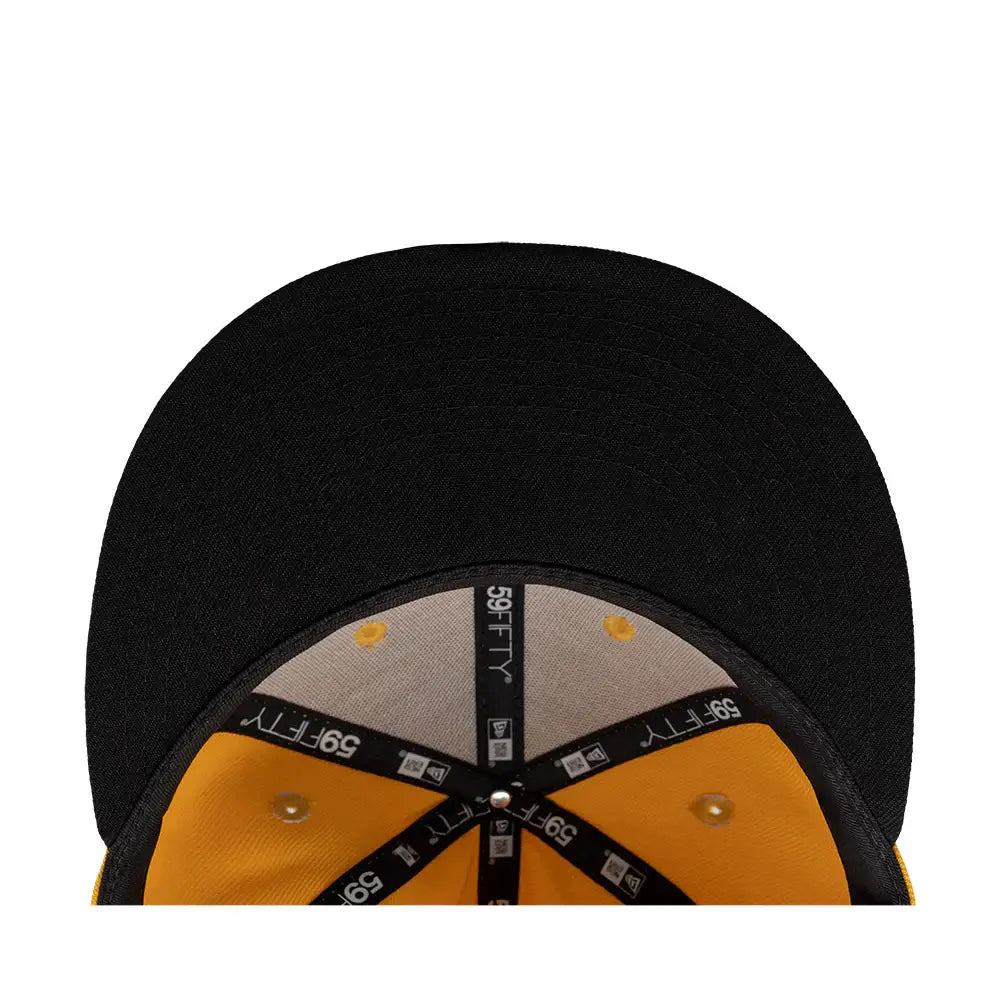 NEW ERA 59FIFTY MLB OAKLAND ATHLETICS UPSIDE DOWN GORRA CERRADA AMARILLA