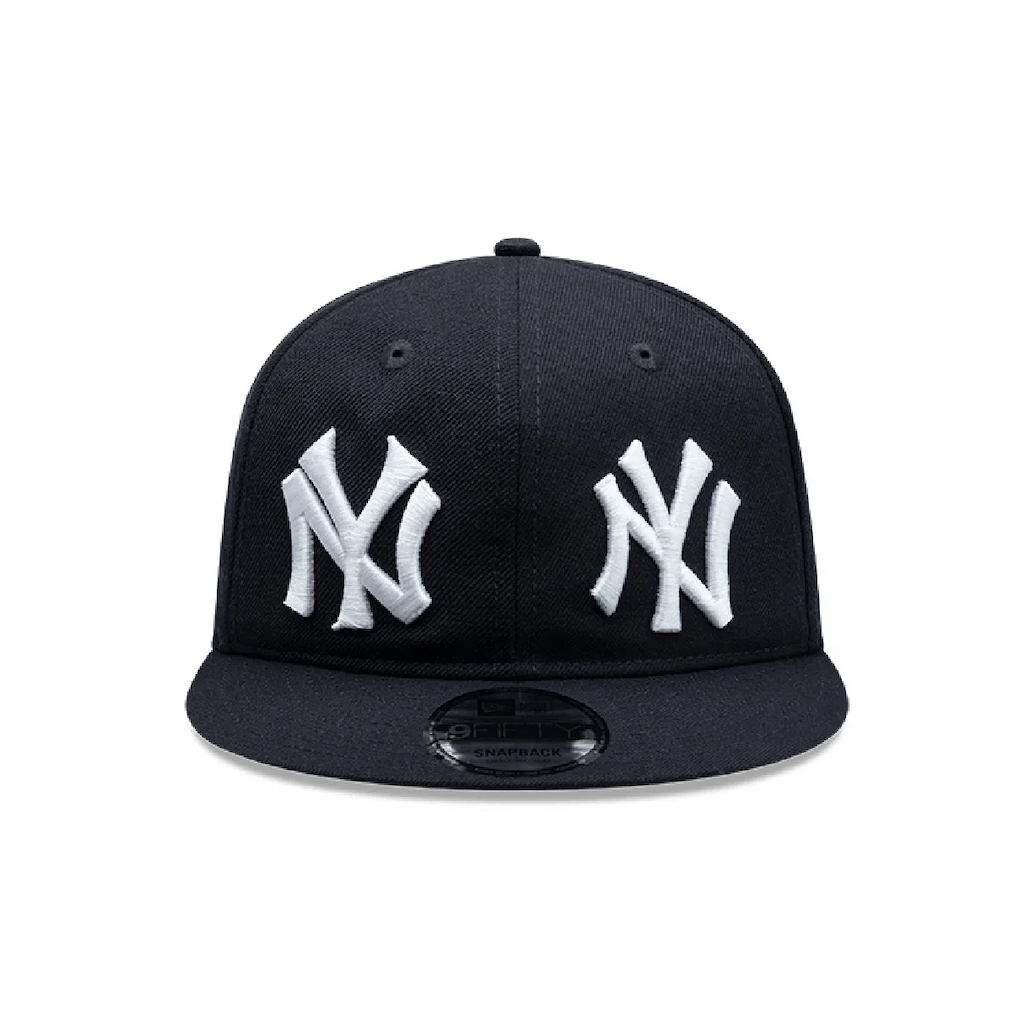 NEW ERA 9FIFTY MLB NEW YORK YANKEES DOUBLE LOGO GORRA AJUSTABLE AZUL