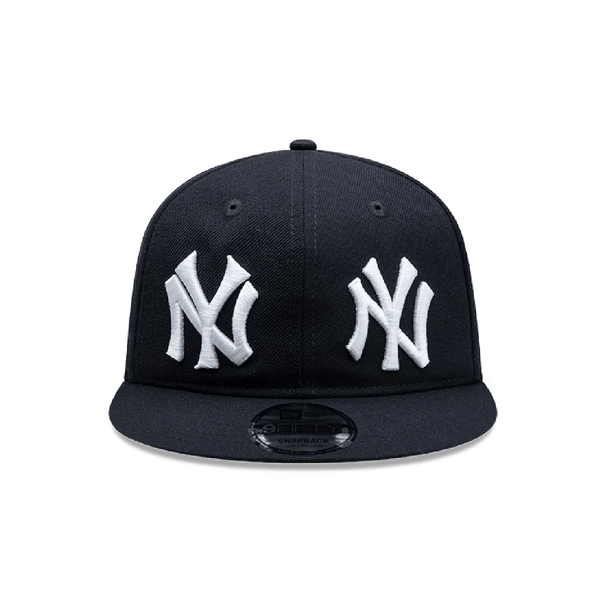 NEW ERA 9FIFTY MLB NEW YORK YANKEES DOUBLE LOGO GORRA AJUSTABLE AZUL