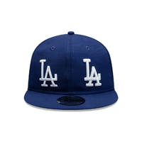 NEW ERA 9FIFTY MLB LOS ANGELES DODGERS DOUBLE LOGO GORRA AJUSTABLE AZUL