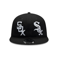 NEW ERA 9FIFTY MLB CHICAGO WHITE SOX DOUBLE LOGO GORRA AJUSTABLE NEGRA