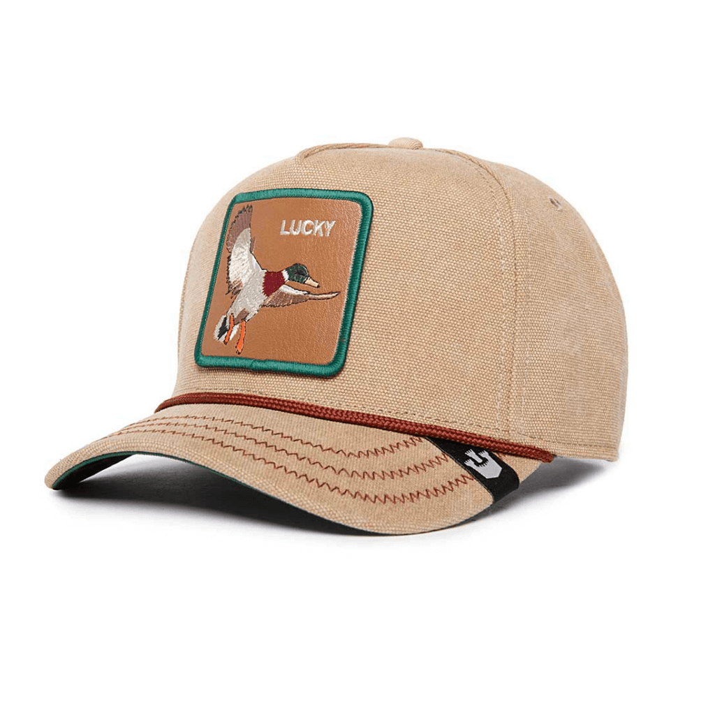 GOORIN BROS PATO LUCKY DUCK GORRA CAMIONERA AJUSTABLE BEIGE