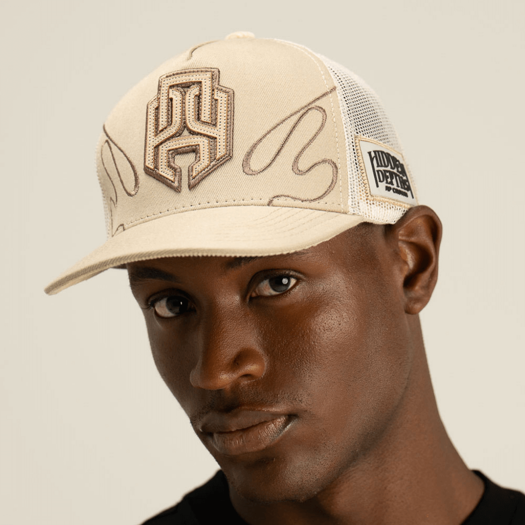 AP CROWN HIDDEN DEPTHS SILENCE GORRA CAMIONERA AJUSTABLE BEIGE