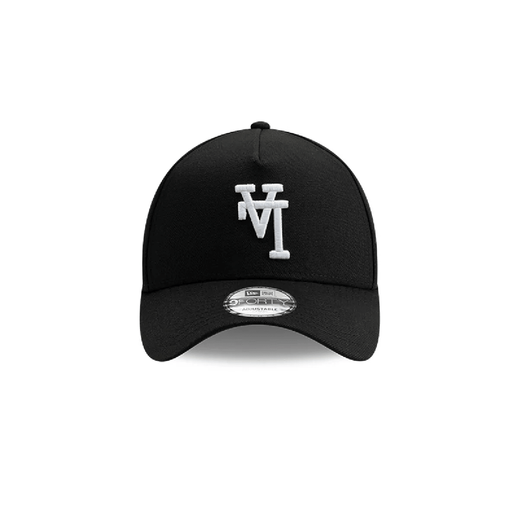 NEW ERA 9FORTY A-FRAME MLB LOS ANGELES DODGERS JAPAN UPSIDEDOWN REVERSE LOGO GORRA AJUSTABLE NEGRA