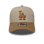 NEW ERA 9FORTY A-FRAME MLB LOS ANGELES DODGERS MOCHA MOUSSE GORRA AJUSTABLE BEIGE