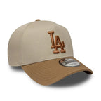NEW ERA 9FORTY A-FRAME MLB LOS ANGELES DODGERS MOCHA MOUSSE GORRA AJUSTABLE BEIGE