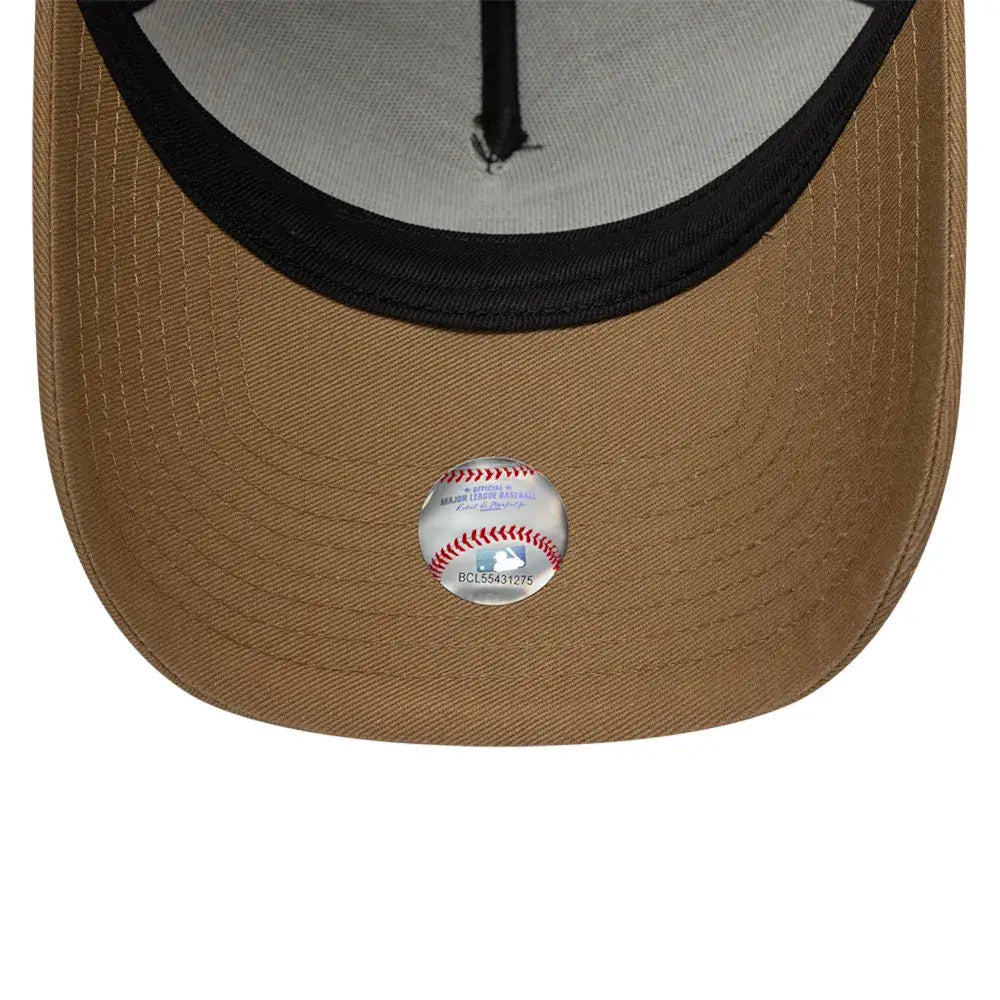 NEW ERA 9FORTY A-FRAME MLB LOS ANGELES DODGERS MOCHA MOUSSE GORRA AJUSTABLE BEIGE