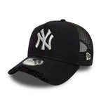 NEW ERA 9FORTY A-FRAME MLB NEW YORK YANKEES DAMAGED TWILL GORRA AJUSTABLE NEGRA