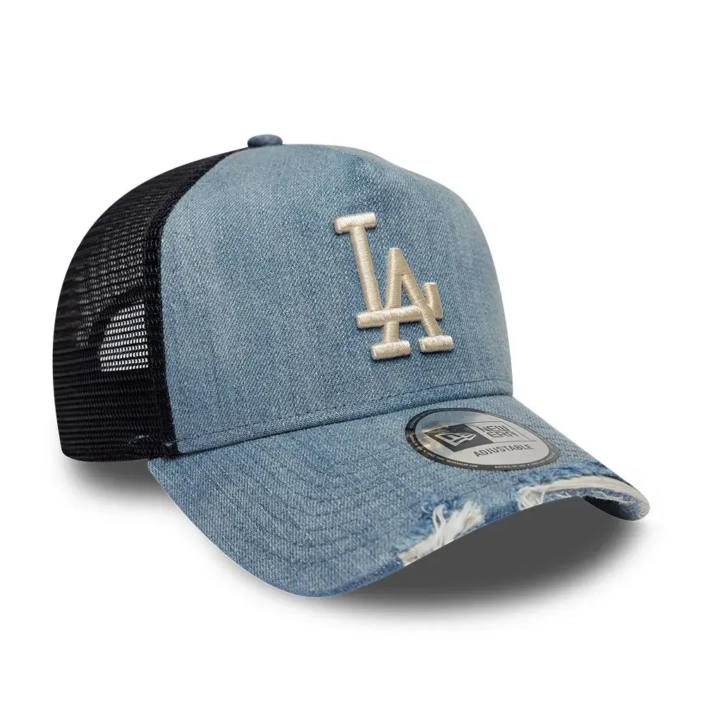 NEW ERA 9FORTY A-FRAME MLB LOS ANGELES DODGERS DAMAGED WASDEN GORRA AJUSTABLE AZUL