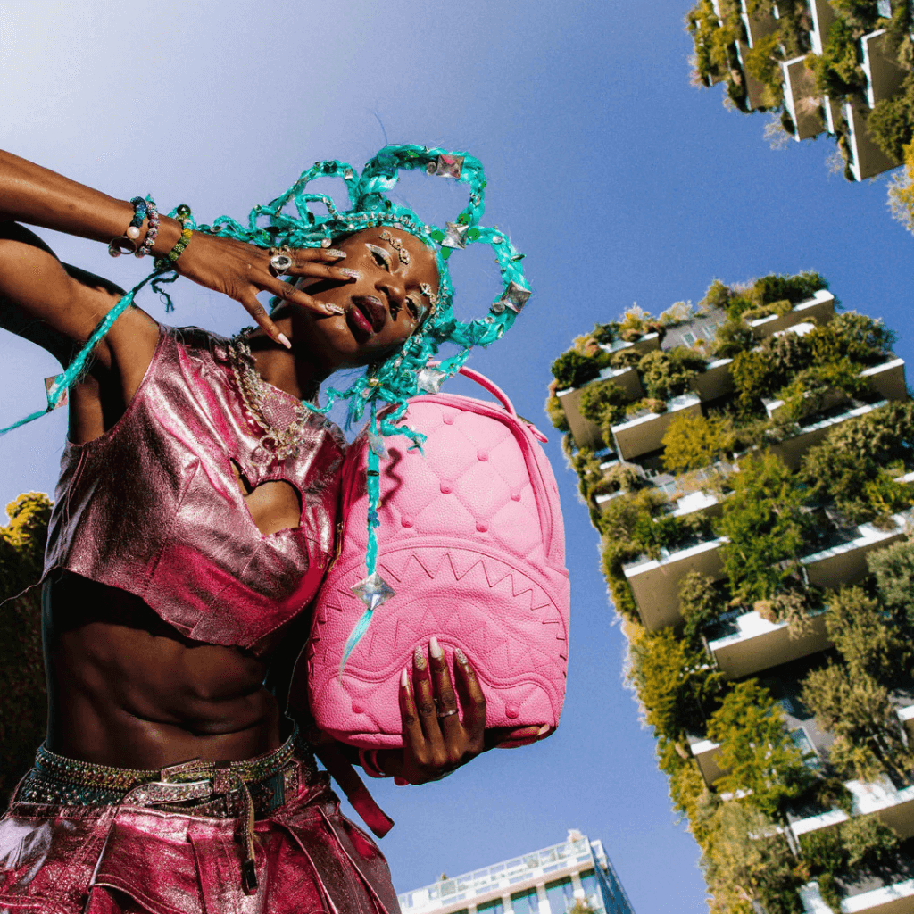 MORRAL SPRAYGROUND SORBET STUNNA BEAR STUD MINI